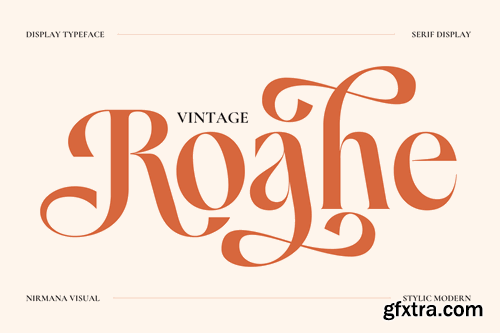 Vintage Roahe- Logo Font YTV5QE9