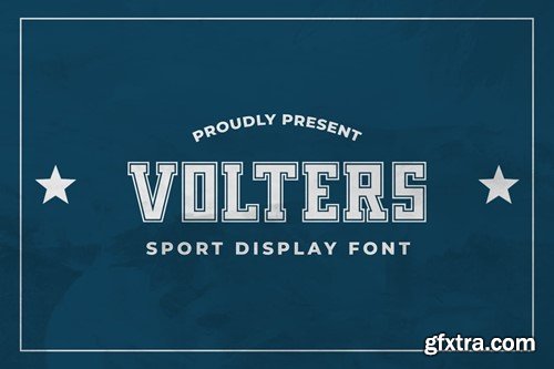 Volters - A Sport Display Font REG5VGA