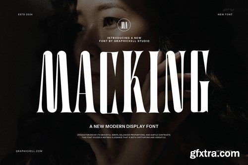 Macking Elegant Serif Font B7U7LYZ