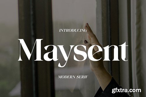 Maysent - Modern Serif RJGPQQR