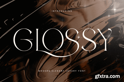 Glossy - Modern Elegant Luxury Font NZM6AZB