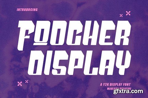 Foocher Y2k Display Font 6PQ3JD9