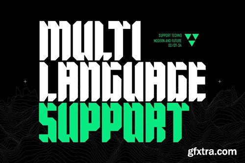 Digisound - Modern Bold Condensed Sci-Fi Font 2JYGN4E