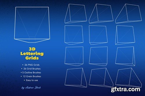 3D Lettering Grids and Brushes N8ZNHJ6