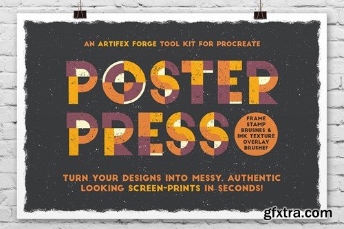 Poster Press – Procreate Screen Print Creator WN3ZY4H