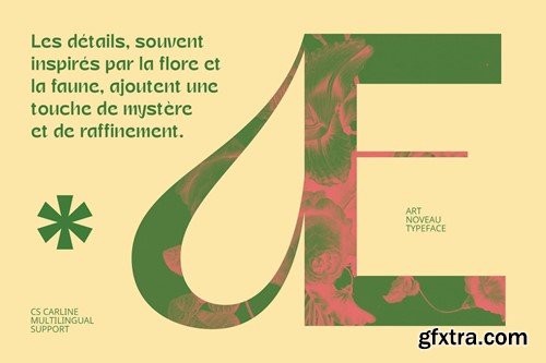 CS Carline – Art Nouveau Font TUWYV3Z