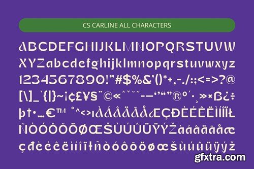 CS Carline – Art Nouveau Font TUWYV3Z