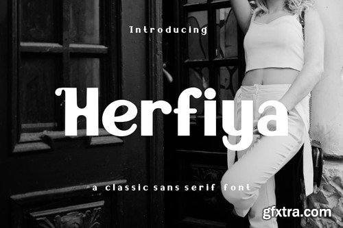 Herfiya - Classic Sans Serif Font NE9YU46