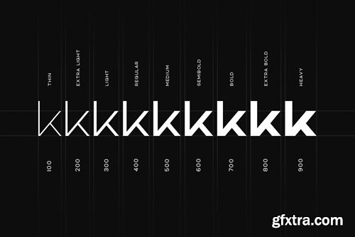 Techno Nue - Modern Sans-Serif Font Family 36TZHKZ