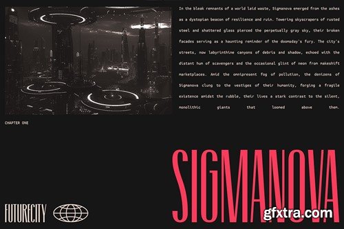 Gestralda - A Dystopian Future Fonts 964ZCPN