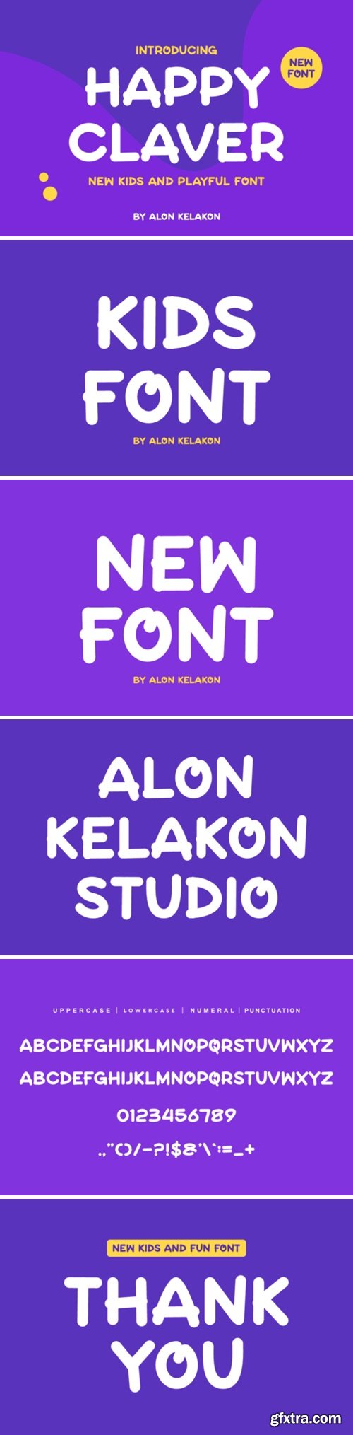 Happy Claver Font