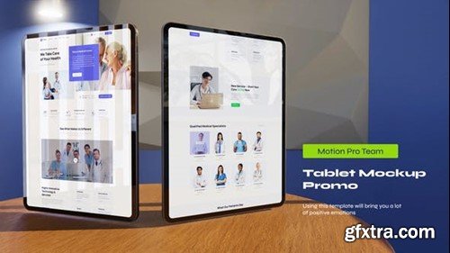 Videohive Tablet Mockup App Promo 54003283