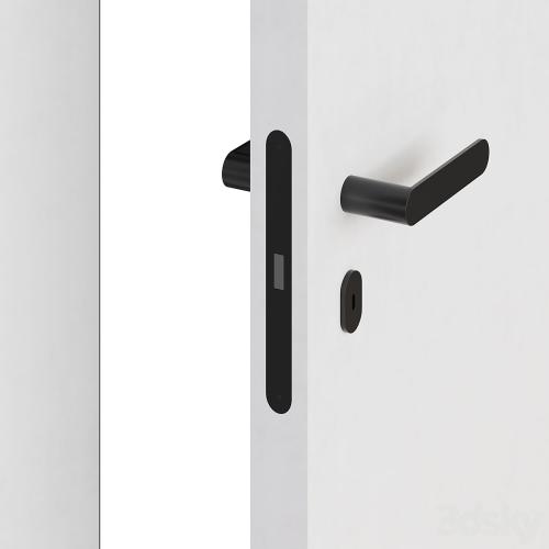 Flush-mounted doors with fittings