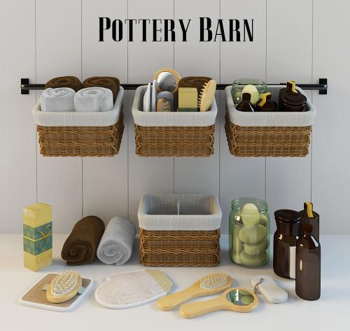 Decor for bathroom Pottery barn