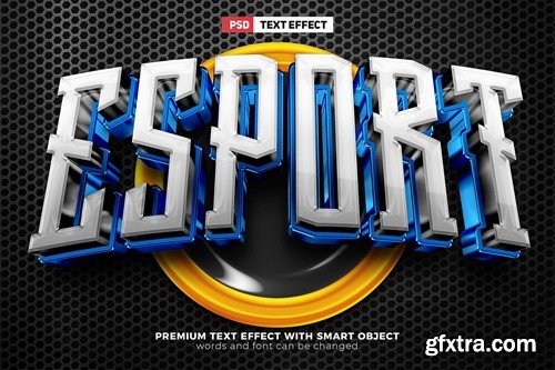 Esport Team Glossy 3D Text Effect Vol. 1 CRVHM3C