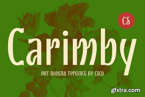 CS Carimby – Art Nouveau Font CG7K8DN