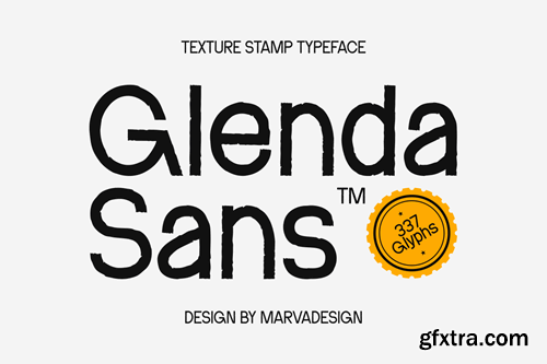 Glenda Sans - A Modern Sans Stamps D8YMRRW