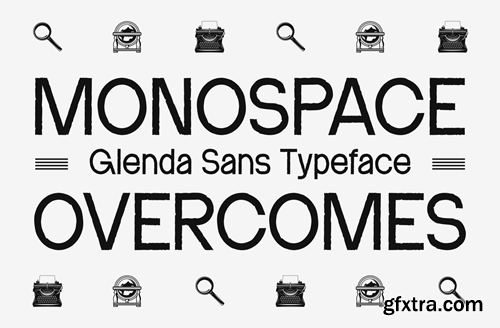 Glenda Sans - A Modern Sans Stamps D8YMRRW