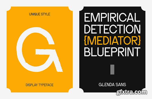 Glenda Sans - A Modern Sans Stamps D8YMRRW