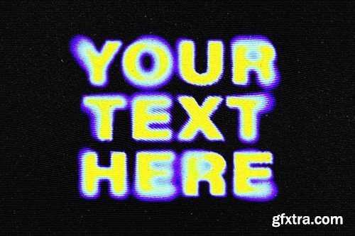 Wave Halftone Text Effect LHDACQ6