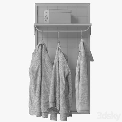 Noodles WALL COAT RACK