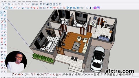 Become a professional interior designer using sketch up pro