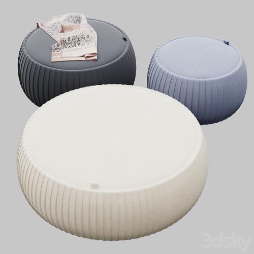 Tonin Casa PLISSÈ | Storage pouf