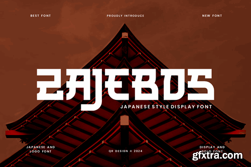 Zajebos - Japanese Font WFEW245