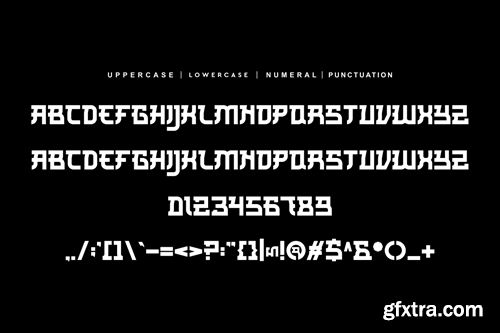 Zajebos - Japanese Font WFEW245