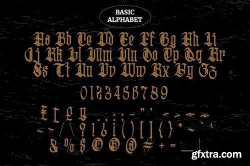 Oolivar Strenya - Gothic Blackletter Font CEREEKC