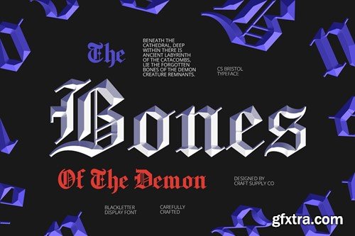 CS Bristol – Blackletter Font UAZMHQJ