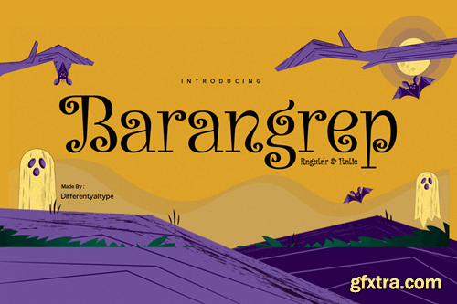 Barangrep - Halloween Font 5GZG6RU