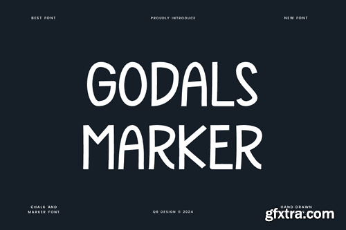 Godals Marker - Stamp & Chalk Font UEHUZQB