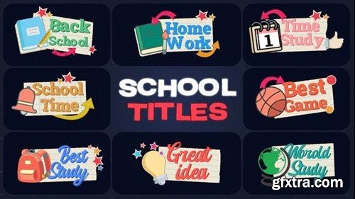 Videohive School Titles 54031272