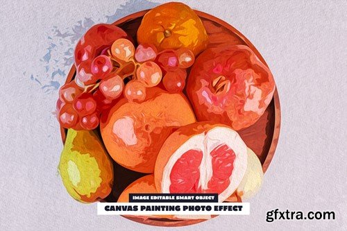 Canvas Painting Photo Effect E79T3VA