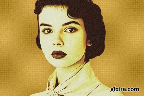 Pop Art Duotone Photo Effect QMZX8LN