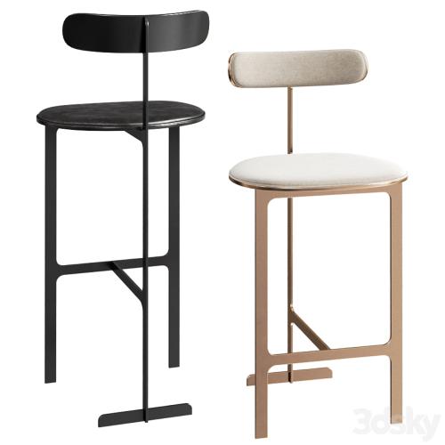 Park Place Counter or Bar Stool by Yabu Pushelberg