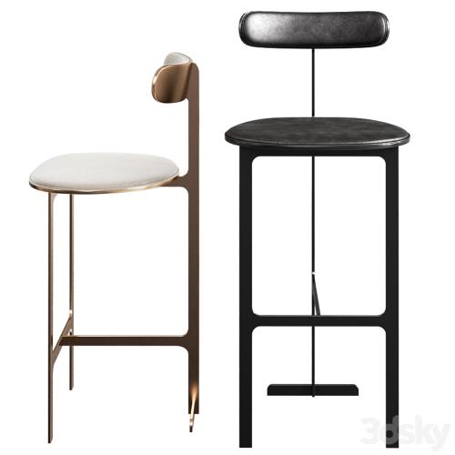 Park Place Counter or Bar Stool by Yabu Pushelberg