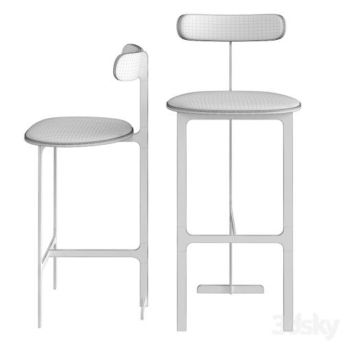 Park Place Counter or Bar Stool by Yabu Pushelberg