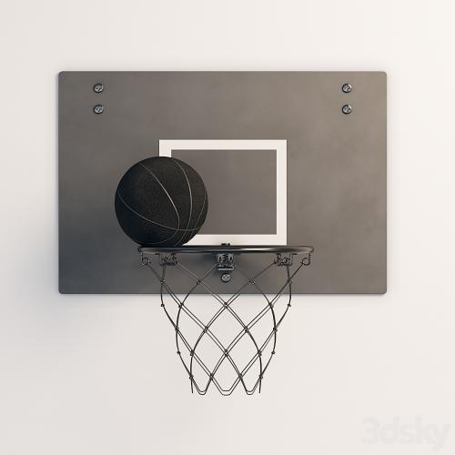 SPANST Basketball hoop and ball (IKEA)