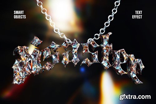 Sparkly Diamond Text Effect MQMVVJU