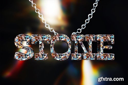 Sparkly Diamond Text Effect MQMVVJU