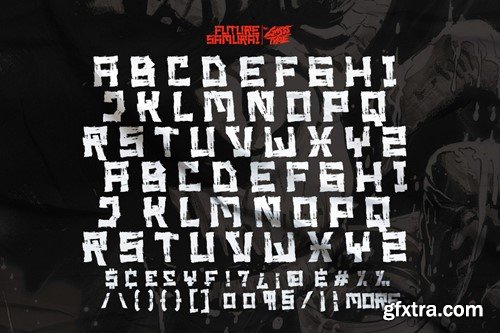 Future Samurai - Rough Brush Font RDR4G9D