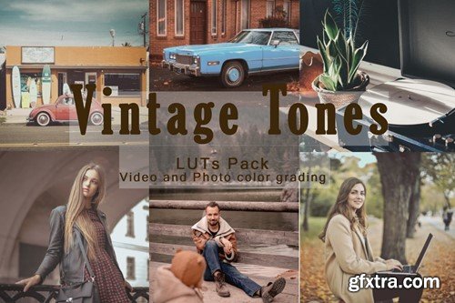 Vintage Tones | LUTs Pack UPACSJJ