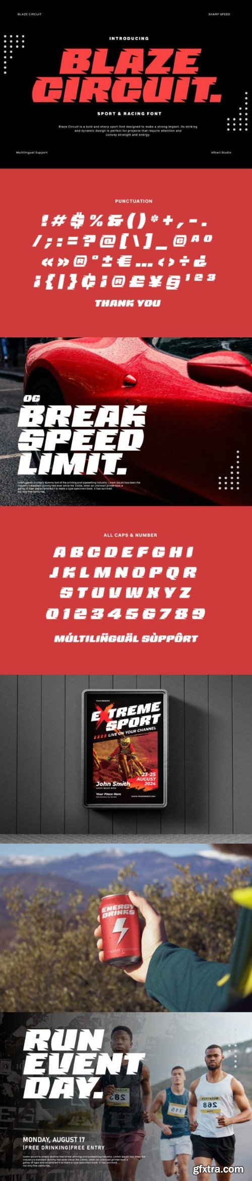 Blaze Circuit Font