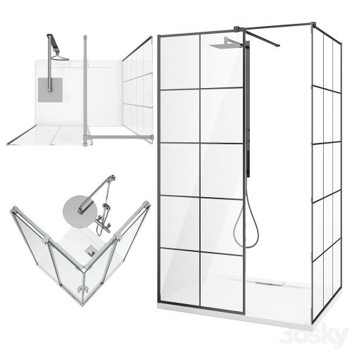 Set of shower cabins Ravak and Radaway set 89