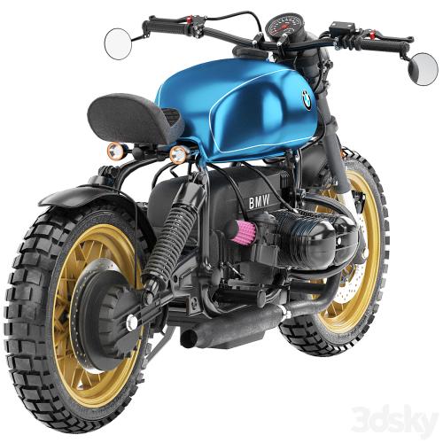 blue motorcycle