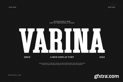 Varina Vintage Slab Serif Font TBSZ9WU