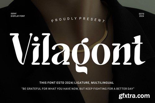 Vilagont - Display Font EGJ99AZ