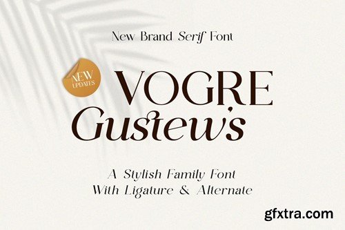 Vogre Gustews - New Serif Family U28RKN6